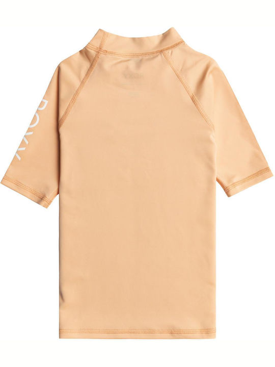 Roxy Kinder Badeanzug Rashguard Peach Fuzz