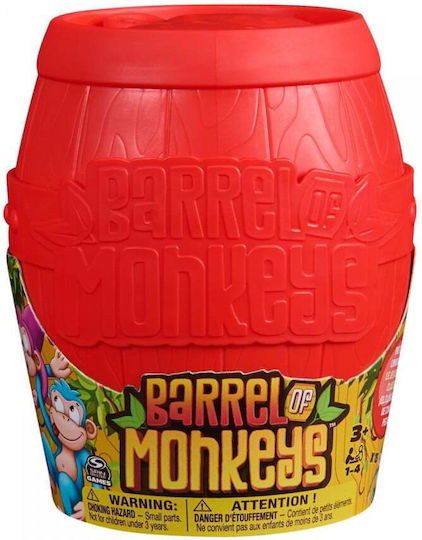 Brettspiel Monkeys In The Barrel für 1-4 Spieler 3+ Jahre (EN) Spin Master