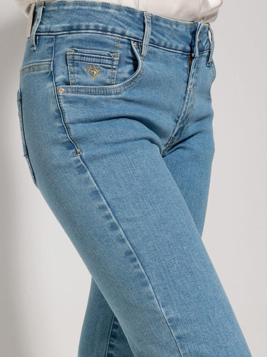 Damenjeans Schlaghose in Bootcut-Passform Light Blue