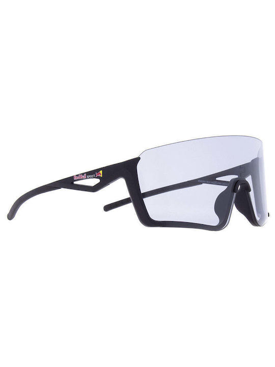 Red Bull Spect Eyewear Sunglasses with Black Plastic Frame and Gray Lens Beam-001X