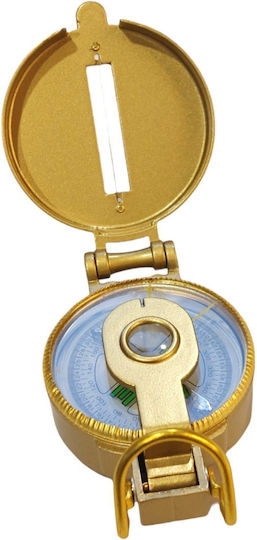 Nautical Compass Golden Solar Engineer Lesantic Directional Compass 7.5 Cm