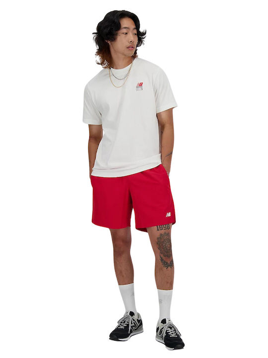 New Balance Men's Athletic T-shirt Short Sleeve White