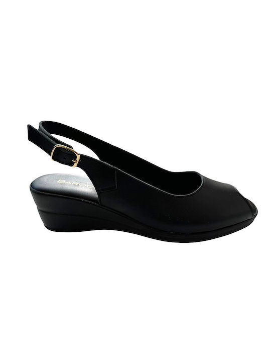 Barocco Anatomic Women's Platform Shoes Black