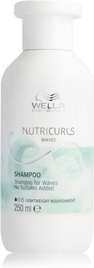 Wella Nutricurls Σαμπουάν Ενυδάτωσης & Όγκου για Σγουρά Μαλλιά 250ml