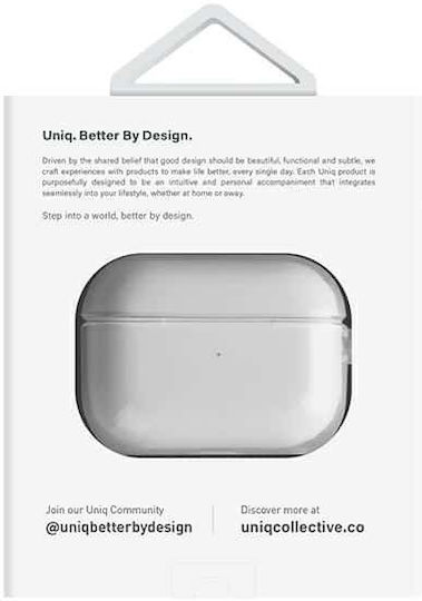 Uniq Glase Θήκη σε Διάφανο χρώμα για Apple AirPods Pro