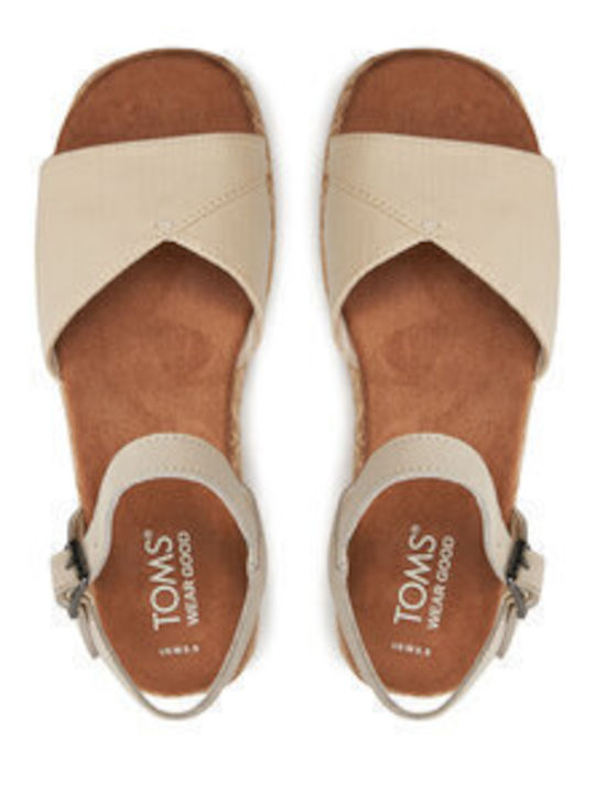 Espadrilles Γυναικεία Σανδάλια Εκρού