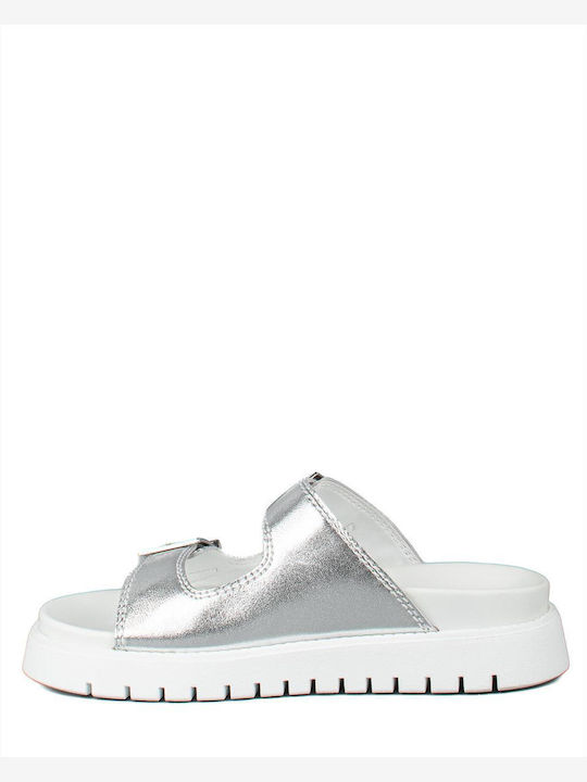 Windsor Smith Mood Met Metallic Δερμάτινα Σανδάλια Ασημί Windsor Smith Mood Met Metallic Δερμάτινα Σανδάλια Ασημί