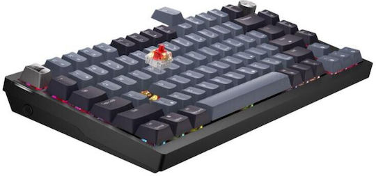 Corsair K65 PLUS Ασύρματο Gaming Πληκτρολόγιο 75% με Corsair MLX Red διακόπτες και RGB φωτισμό (Αγγλικό US)