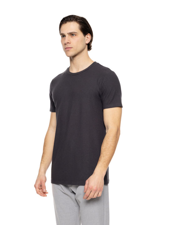 Biston Herren T-Shirt Kurzarm Anthracite