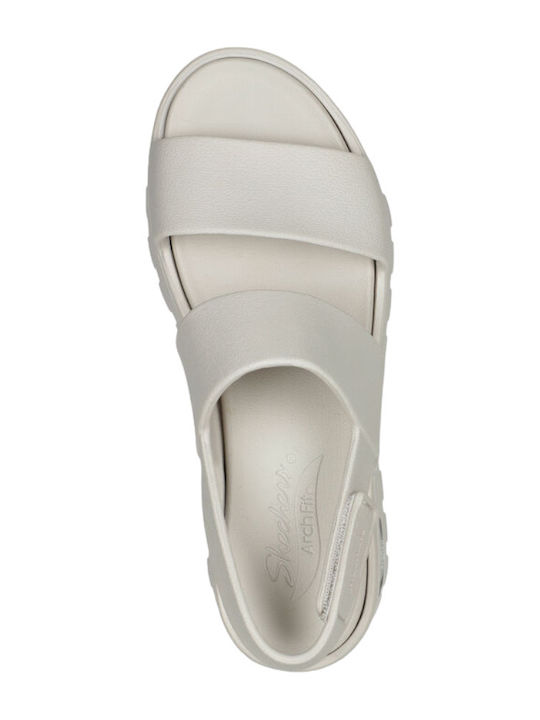 Damen Flache Sandalen in Weiß Farbe