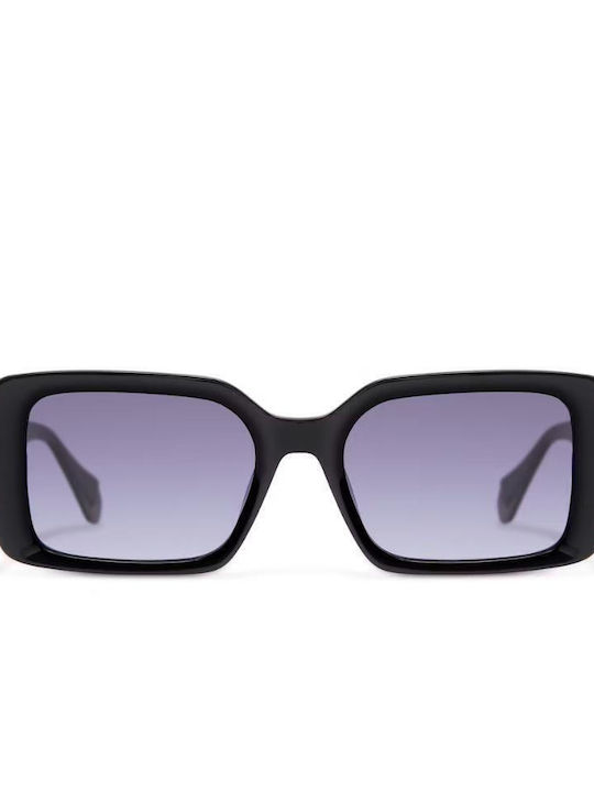Gigi Barcelona Women's Sunglasses with Black Plastic Frame and Gray Gradient Lens 6943/1