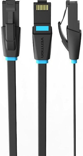 Vention Flat U/UTP Cat.6 Gigabit Network Cable Ethernet 5m Black