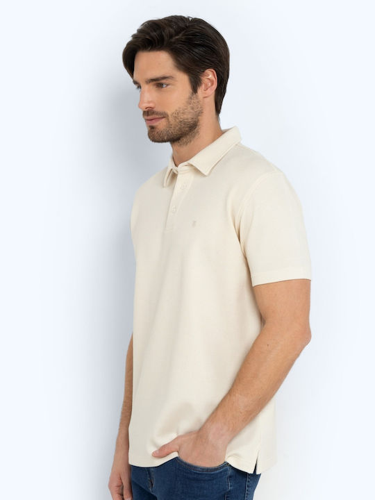 Polo Short Sleeve Blouse Ecru