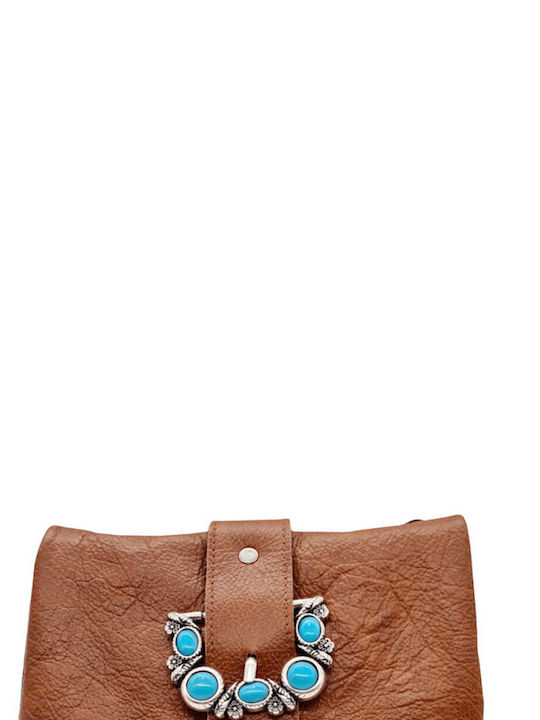 La Vita Leder Damen Tasche Schulter Tabac Braun