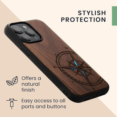 KWmobile Φυσικό Back Cover Wooden Brown (iPhone 14 Pro Max)