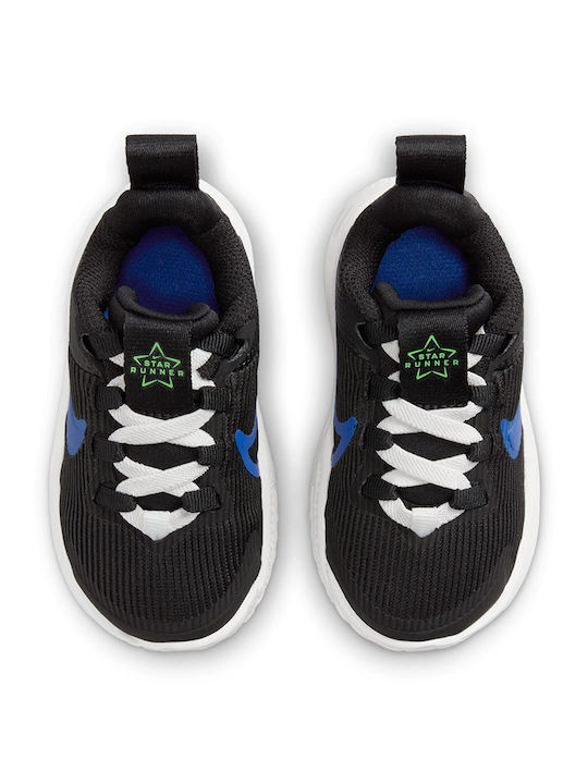 Star Runner Star Runner 4 Kids Sports Shoes Running with Laces Black