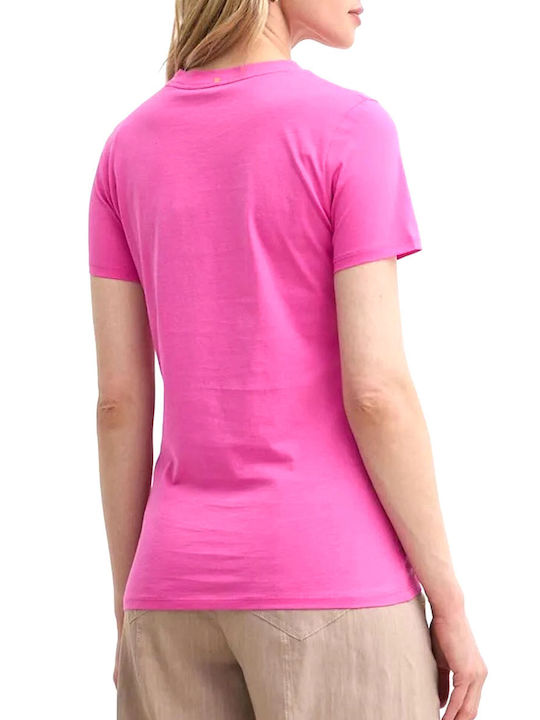 Hugo Boss Γυναικείο T-shirt Bright Purple Φουξ