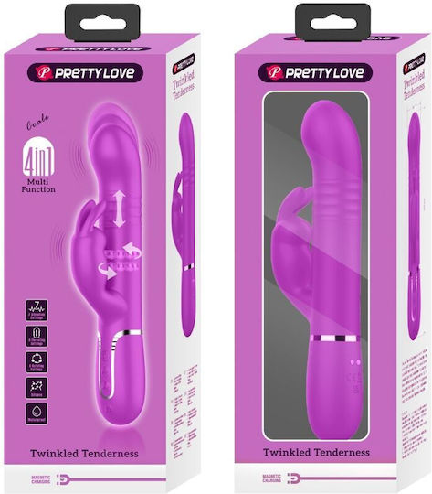Pretty Love Coale Vibrator Kaninchen Lila