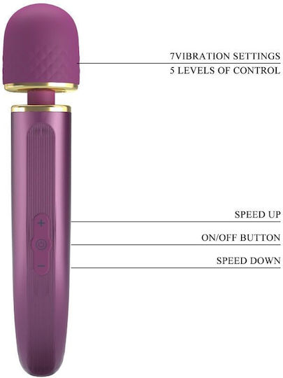 Pretty Love Vibrator Massage 24cm Purple