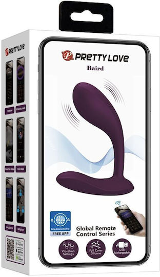 Pretty Love Baird II Vibrator G-Spot with Remote Control Purple