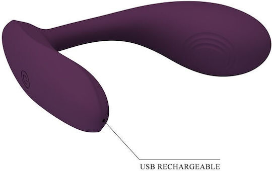Pretty Love Baird II Vibrator G-Spot with Remote Control Purple