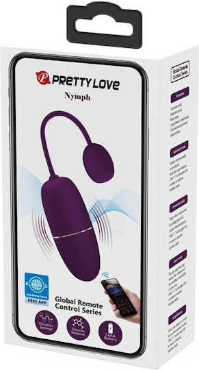 Pretty Love Nymph Vibrator Egg with Remote Control Flesh