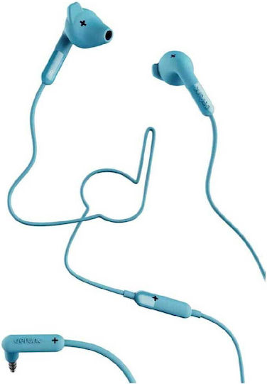 Defunc Plus Hybrid În ureche Handsfree cu două căști cu mufă 3.5mm Albastru