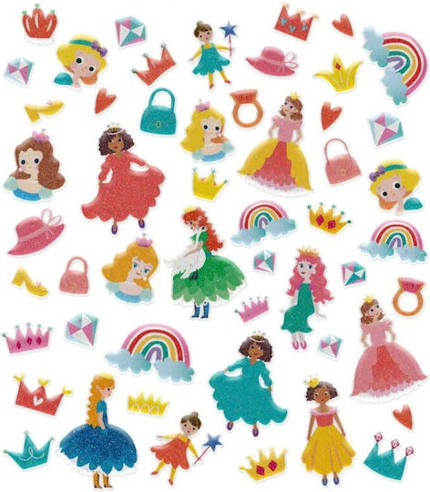 Avenir Puffy Stickers Princess