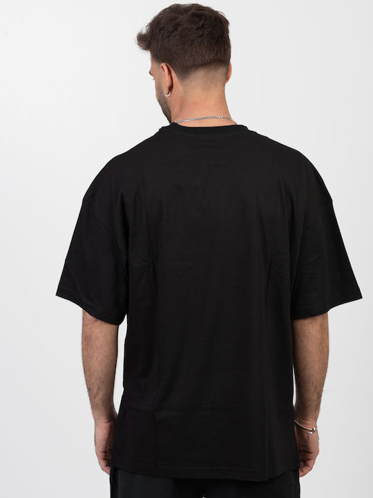 Oversize Ανδρικό T-shirt Los Angeles Lakers Μαυρο Μαύρο
