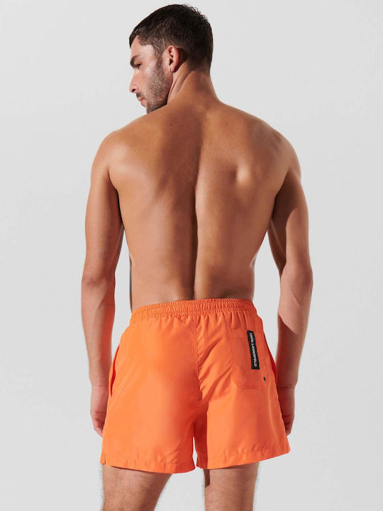 Karl Lagerfeld Men's Swimwear Bermuda Orange