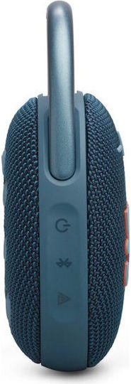 JBL Clip 5 Водоустойчиво Bluetooth високоговорител 7W с живот на батерията до 12 часа Blue