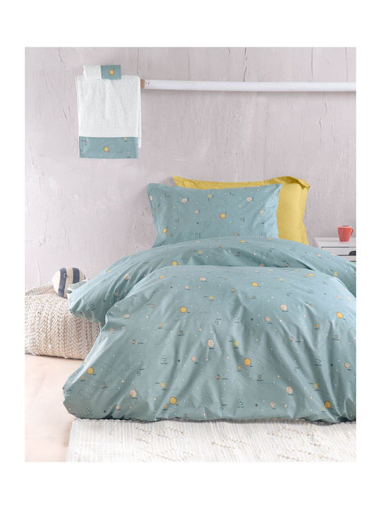 Rythmos Venus Kids Cotton Pillowcase Set 50x70cm Green