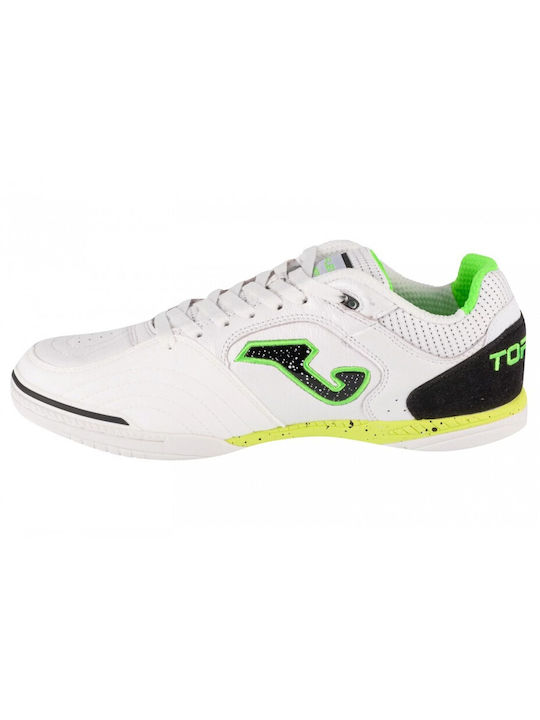 Joma Top Flex IN Low Football Shoes Hall White