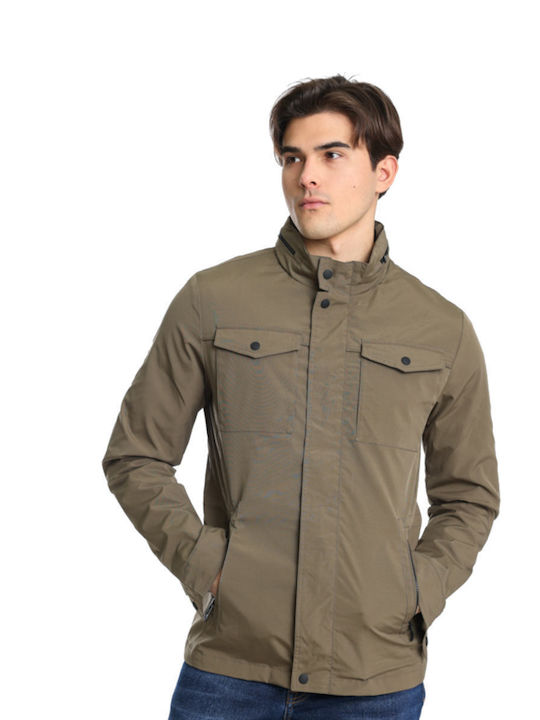 Paco & Co Herren Jacke Lässig Khaki