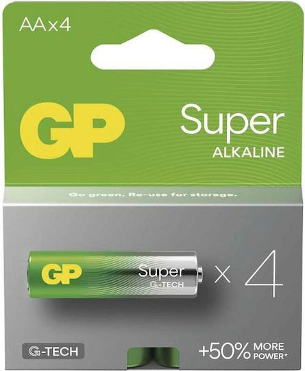 Genius Pack Αλκαλικές Μπαταρίες AA 1.5V 4τμχ