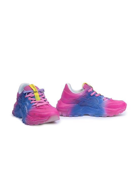 John Richmond Damen Sneakers Fuchsie