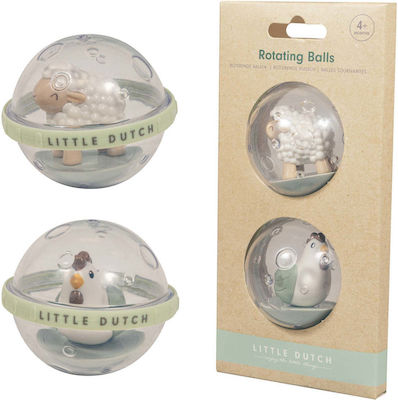 Little Dutch Bath Toy Spinning Animal Balls Little Farm