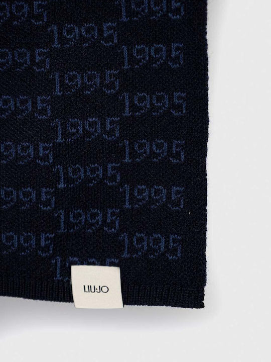 Liu Jo Women's Wool Scarf Navy Blue