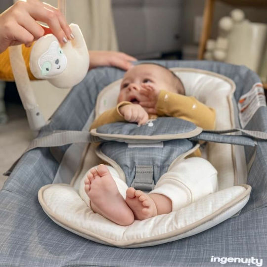 Ingenuity Electric Baby Relax Happy Belly with Music and Vibration Gray