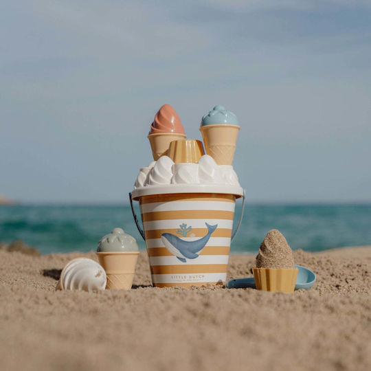 Little Dutch Σετ Κουβαδάκια Παραλίας Ice Cream Ocean Dreams Μπλε