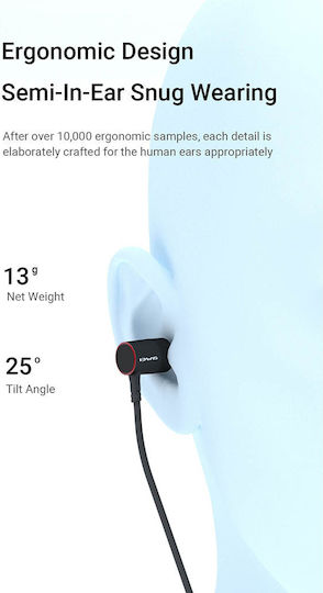 Awei PC-9T In-ear Handsfree Ακουστικά με Βύσμα USB-C