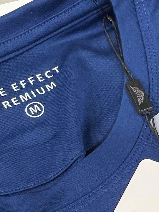 Side Effect Ανδρικό T-shirt Κοντομάνικο Μπλε - Navy