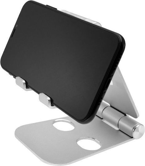 Fixed Βάση Γραφείου για Κινητό σε Ασημί χρώμα