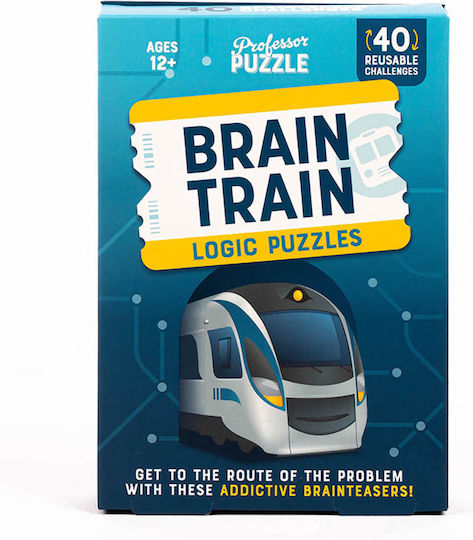 Επιτραπέζιο Παιχνίδι Brain Train Logic Puzzles για 1 Παίκτη 12+ Ετών (EN) Professor Puzzle