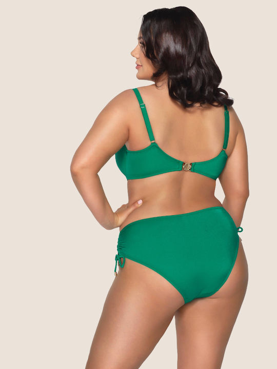 AVA Bikini Slip High Waist Green