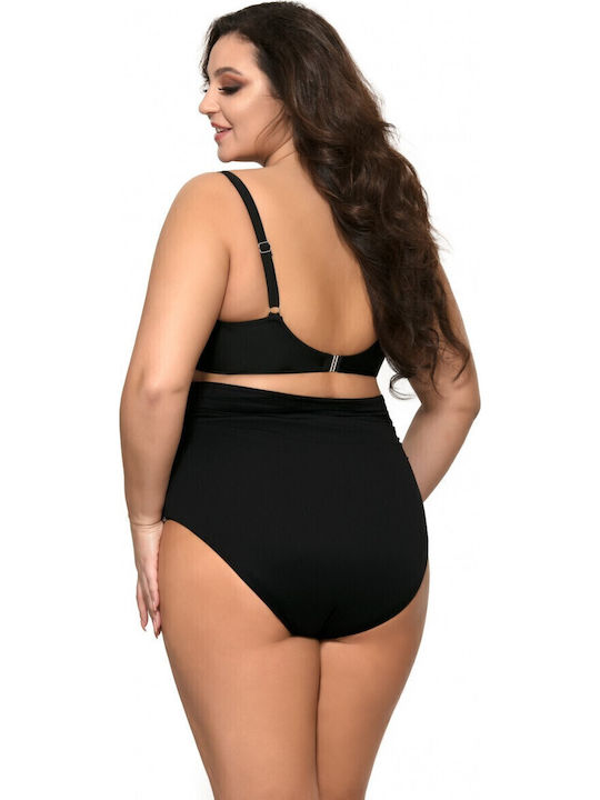 Bikini Slip Ψηλόμεσο Μαύρο