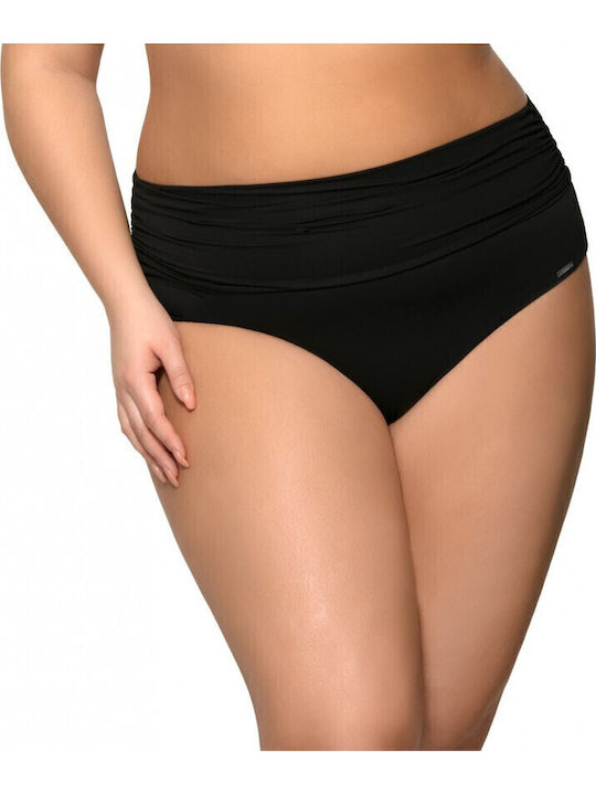 Bikini Slip Ψηλόμεσο Μαύρο
