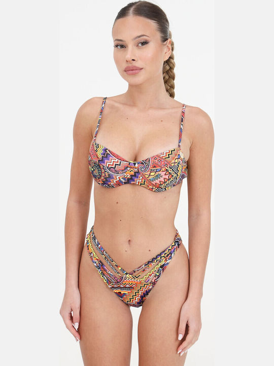 Set Bikini Τριγωνάκι & Brazil Multicolor
