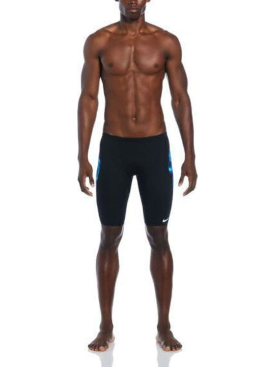 Nike Hydrastrong Ανδρικό Αγωνιστικό Μαγιό Κολύμβησης Μαύρο