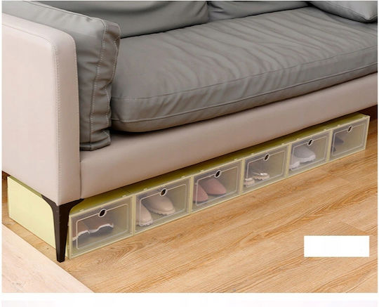 Plastic Cutie de Depozitare cu Capac Albastru 21.5x31x12.5cm 1buc